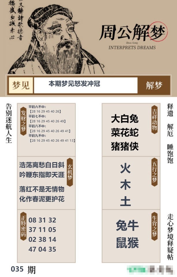 035期周公解梦贴[图]